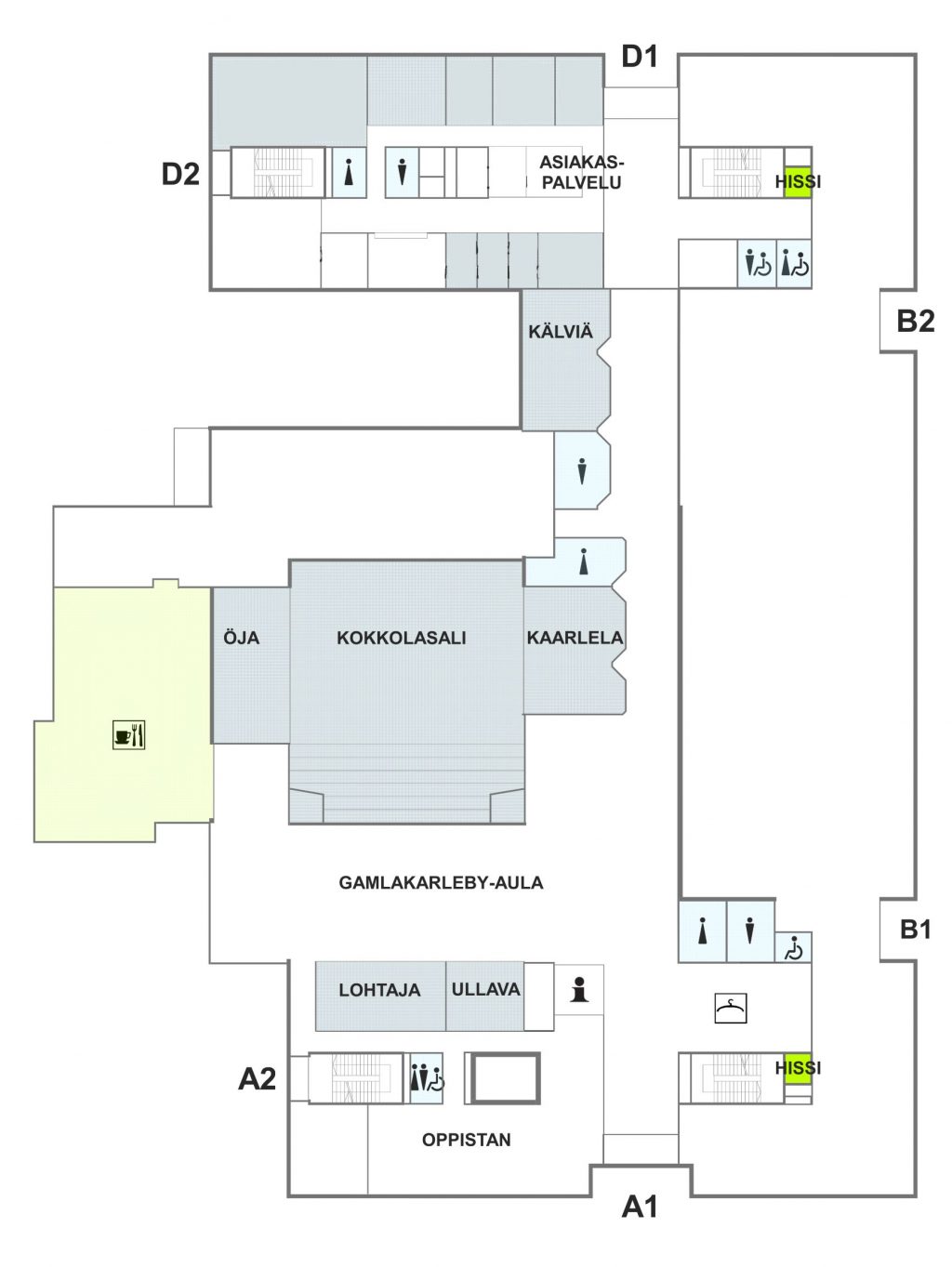 The newly renovated conference facilities of Kokkola City Hall are suitable for many needs. The facilities are also well suited for the disabled.