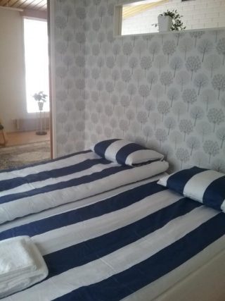 The apartments are 50-60 m2 each and perfect for 2 person, but also extra beds are possible.